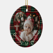 Das erste Foto Baby Keramik Ornament (Rechts)