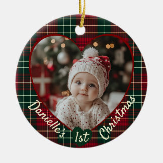 Das erste Foto Baby Keramik Ornament