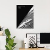 Das erste Foto der Erde aus dem Weltall, 1946 Poster (Heimbüro)