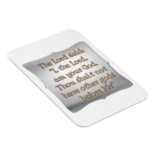 Das erste Gebot Magnet (Rechte Seite)