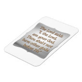 Das erste Gebot Magnet (Linke Seite)