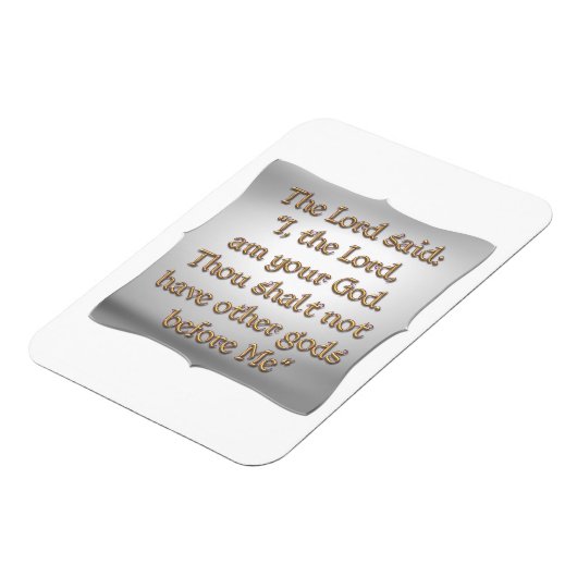 Das erste Gebot Magnet (Linke Seite)