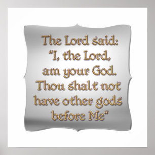 Das erste Gebot Poster