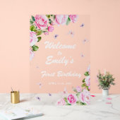 Das erste Geburtstag-Akryllische Begrüßungszeichen Acrylschild (Hochzeit)