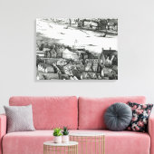 Das erste Globe Theater oder das Rose Theater Leinwanddruck (Insitu (Wohnzimmer))
