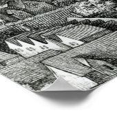 Das erste Globe Theater oder das Rose Theater Poster (Ecke)