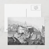 Das erste Globe Theater oder das Rose Theater Postkarte (Vorne/Hinten)