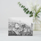 Das erste Globe Theater oder das Rose Theater Postkarte (Stehend Vorderseite)