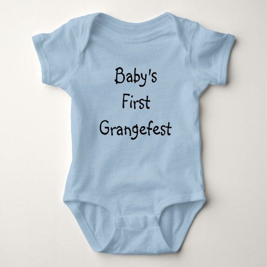 Das erste Grangefest des Babys Baby Strampler (Vorderseite)
