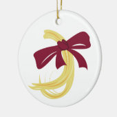 Das erste Haarschnitt für Baby Keramik Ornament (Links)