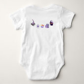 Das erste Halloween des Kleinen Monsters! Baby Strampler (Rückseite)