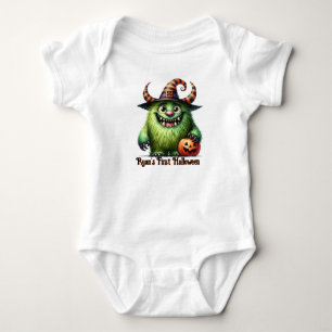 Das erste Halloween-Monster gibt dem Baby den Name Strampler