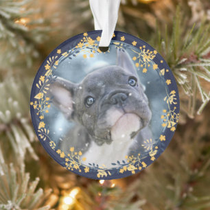 Das erste Hanukkah-Keepake-Foto für Baby oder Haus Ornament