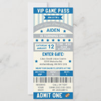 Das erste Jahr nach unten! Fußball Ticket Geburtst