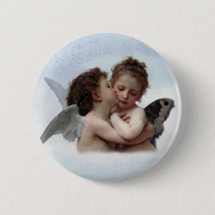Das erste Kissengemälde von William Bouguereau Button