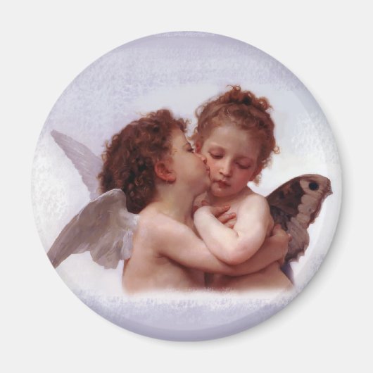 Das erste Kissengemälde von William Bouguereau Magnet (Vorne)