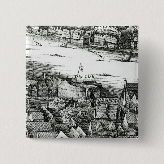 Das erste Kugel-Theater oder Rosen-Theater Button (Vorderseite)