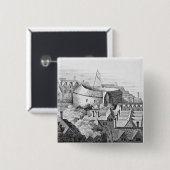 Das erste Kugel-Theater oder Rosen-Theater Button (Vorne & Hinten)