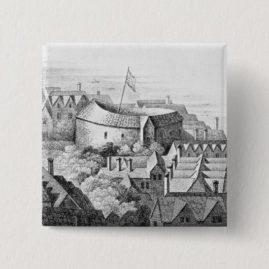 Das erste Kugel-Theater oder Rosen-Theater Button (Vorderseite)