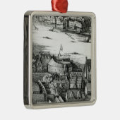 Das erste Kugel-Theater oder Rosen-Theater Ornament Aus Metall (Rechts)