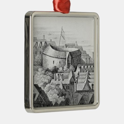 Das erste Kugel-Theater oder Rosen-Theater Ornament Aus Metall (Rechts)