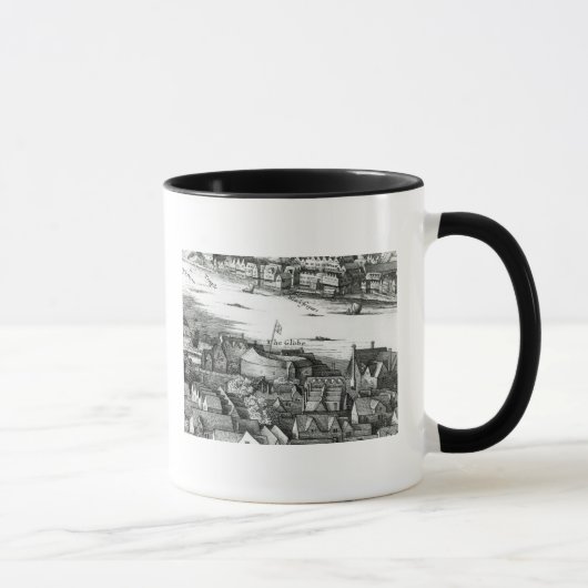 Das erste Kugel-Theater oder Rosen-Theater Tasse (Rechts)