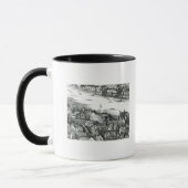 Das erste Kugel-Theater oder Rosen-Theater Tasse (Links)