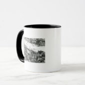 Das erste Kugel-Theater oder Rosen-Theater Tasse (Vorderseite Links)