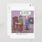 Das erste "L" Postkarte (Vorne/Hinten)