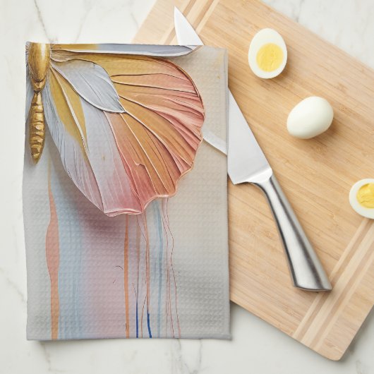 Das erste Licht des Monarchen Geschirrtuch (Viertel Falte)