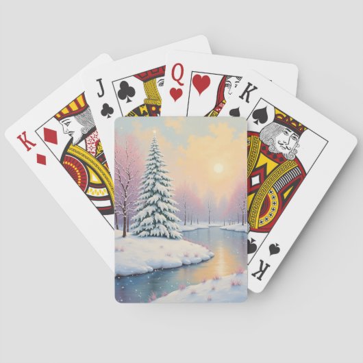 Das erste Licht des Winters Spielkarten (Rückseite)