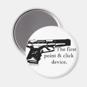Das erste Point & Click-Gerät Magnet (Vorderseite/Rückseite)