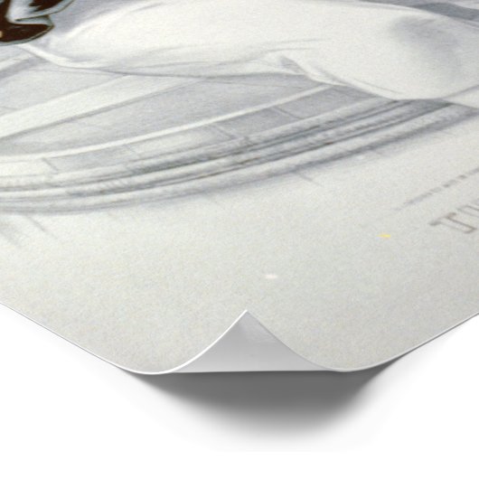 Das erste Rauch - 1870 Poster (Ecke)