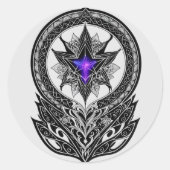 Das erste Sigil Runder Aufkleber (Vorderseite)