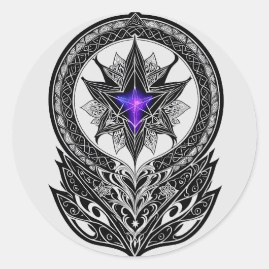 Das erste Sigil Runder Aufkleber (Vorderseite)