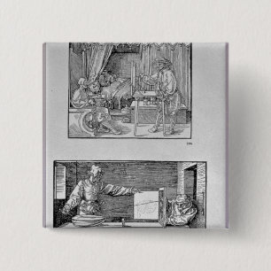 Das erste technische Buch des Künstlers Button