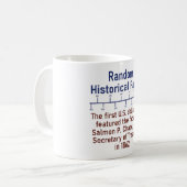 Das erste US-Dollar-Gesetz - Fakt der Geschichte Kaffeetasse (Vorderseite Links)