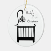 Das erste Weihnachten 2010 des schicken Keramik Ornament (Links)