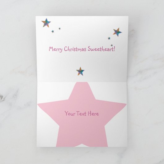 Das erste Weihnachten des Babys! - Fertigen Sie (Innenseite)