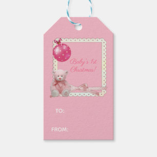 Das erste Weihnachten des Babys Geschenkanhänger