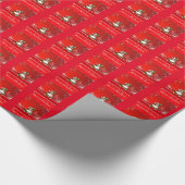 Das erste Weihnachten des Babys - Geschenkpapier (Ecke)