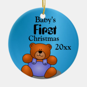 Das erste Weihnachten des Babys Keramik Ornament