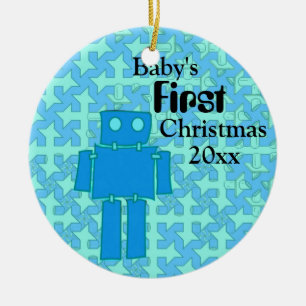Das erste Weihnachten des Babys Keramik Ornament