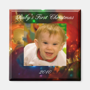 Das erste Weihnachten des Babys Magnet