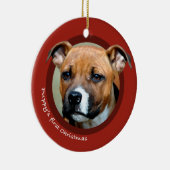 Das erste Weihnachten des Welpen (Amerikaner Keramik Ornament (Rechts)