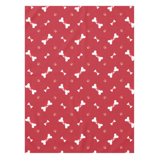 Das erste Weihnachten des Welpen Tischdecke (Vorderseite)