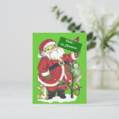 Das erste Weihnachten niedliche Sankt des Babys (Stehend Vorderseite)