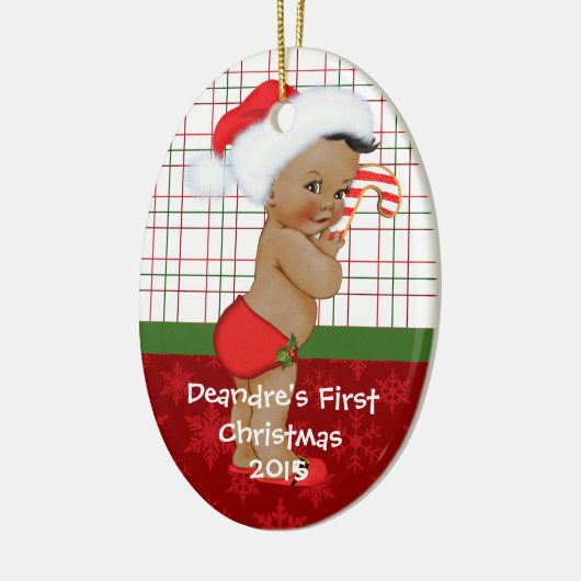 Das erste Weihnachten Orname des Keramikornament (Links)