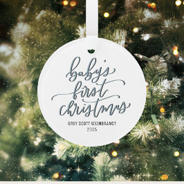 Das erste Weihnachtsdekor des modernen Babys Ornament