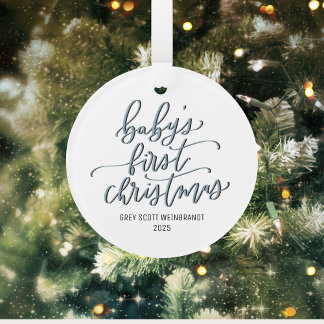 Das erste Weihnachtsdekor des modernen Babys Ornament